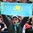 MINSK, BELARUS - MAY 14: Kazakhstan fan showing support for his team during preliminary round action against Russia at the 2014 IIHF Ice Hockey World Championship. (Photo by Andre Ringuette/HHOF-IIHF Images)


